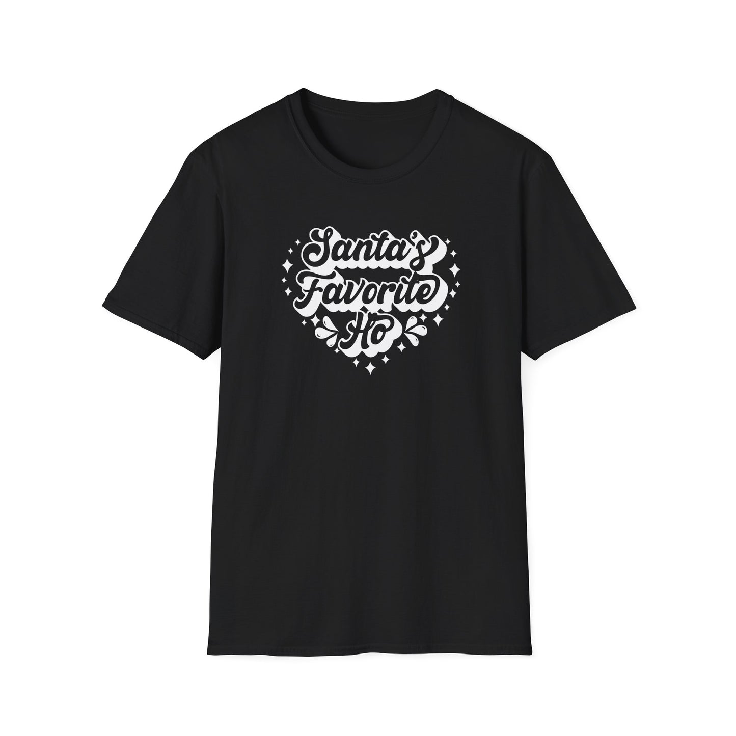 SANTA'S FAVORITE HO - Unisex Softstyle T-Shirt