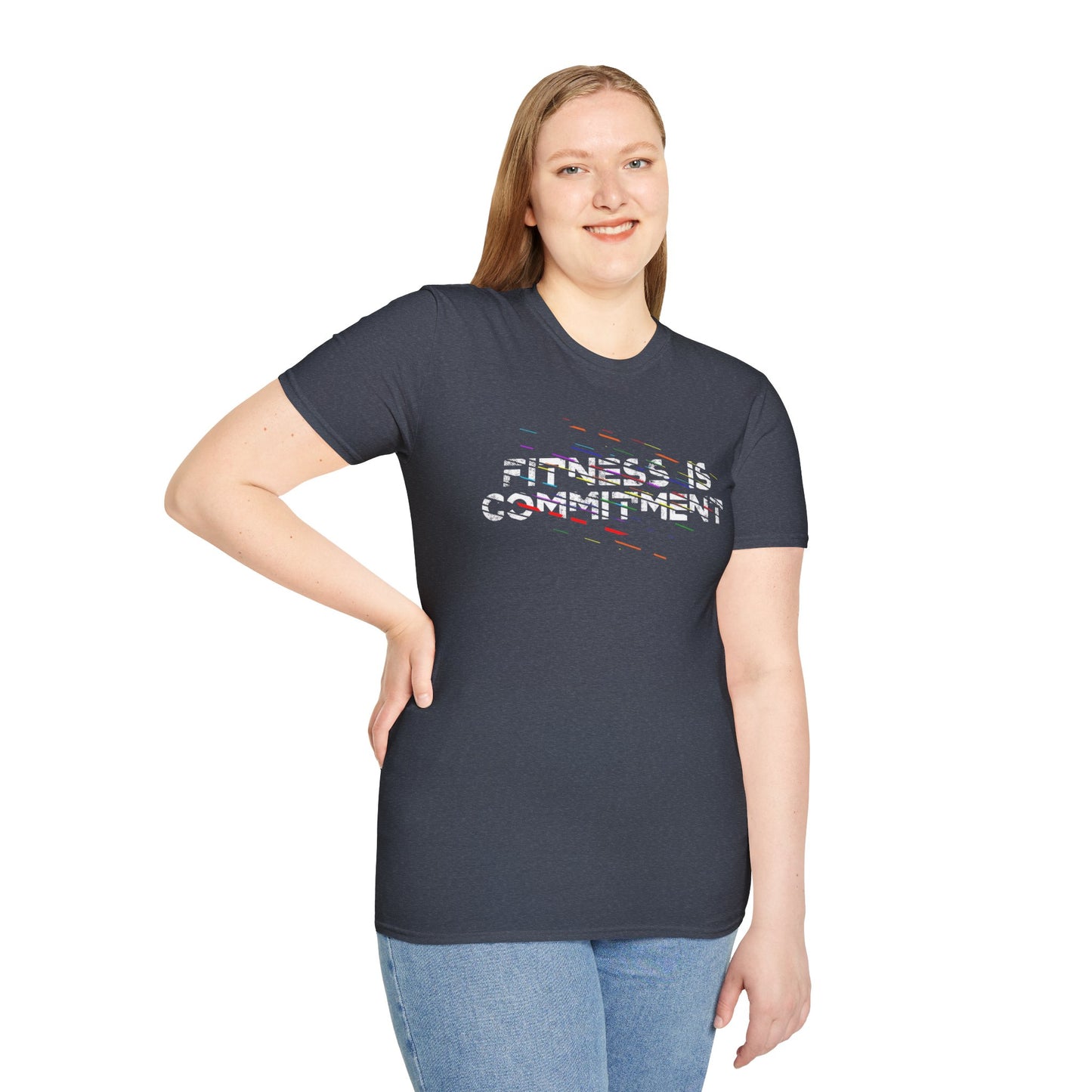 Unisex T-Shirt - FITNESS IS COMMITMENT