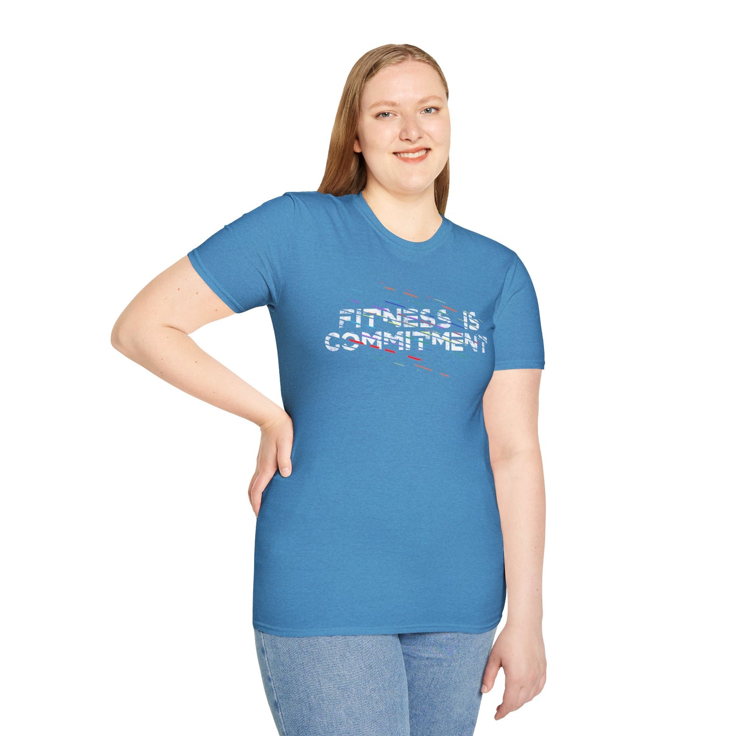 Unisex T-Shirt - FITNESS IS COMMITMENT