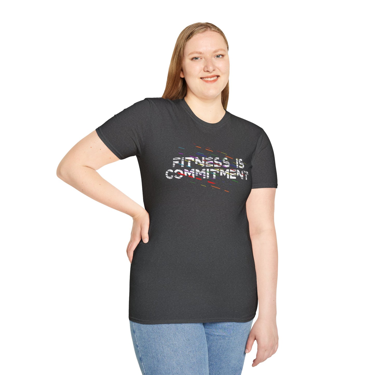 Unisex T-Shirt - FITNESS IS COMMITMENT