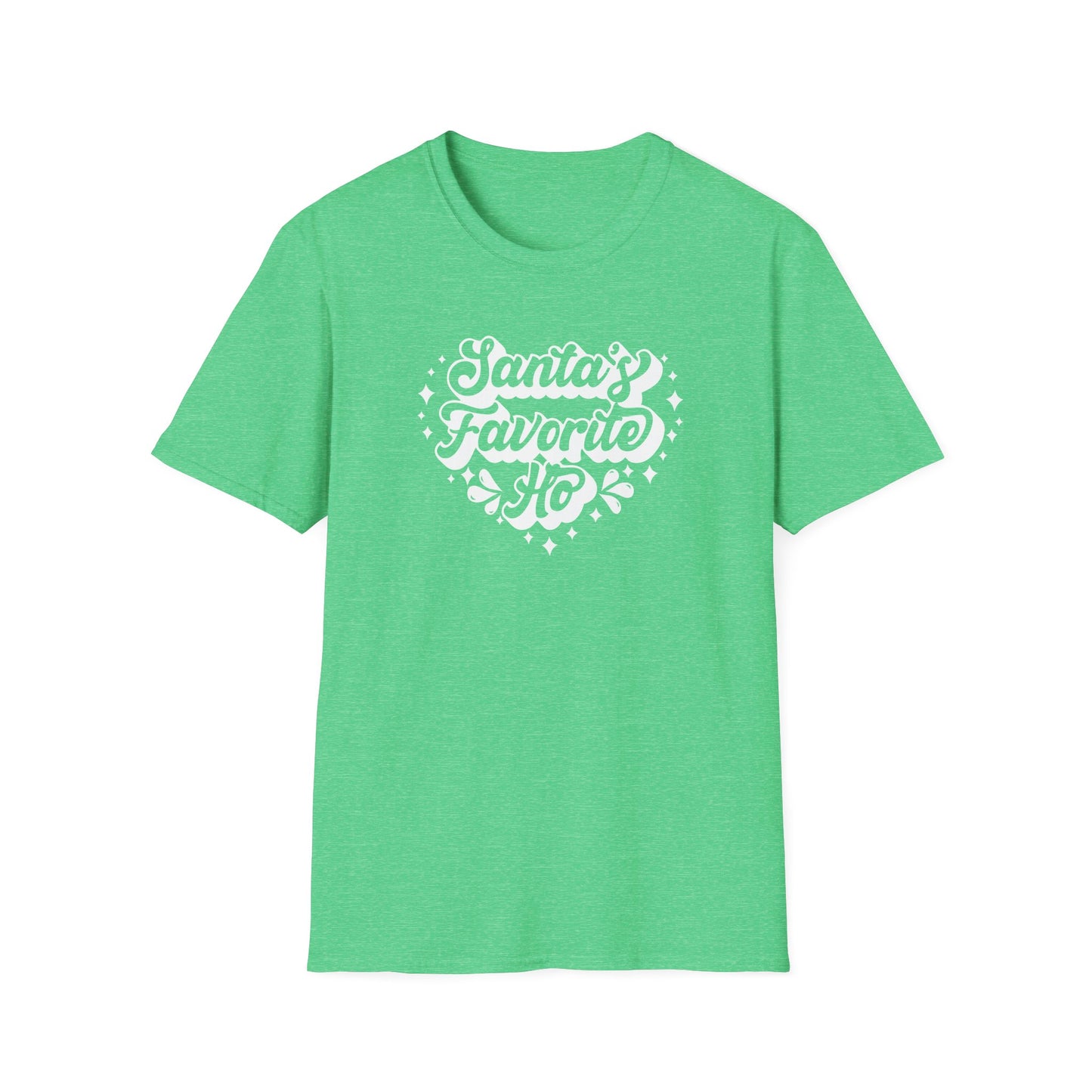 SANTA'S FAVORITE HO - Unisex Softstyle T-Shirt
