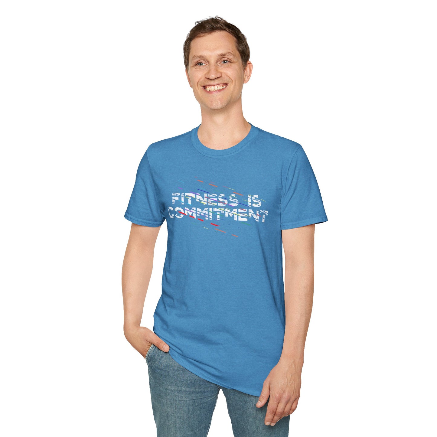 Unisex T-Shirt - FITNESS IS COMMITMENT