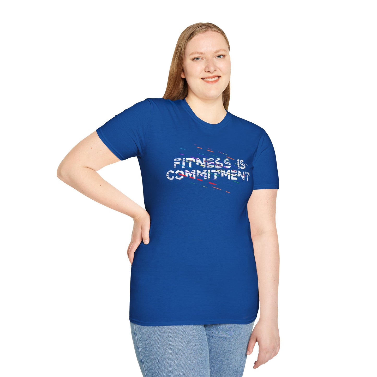 Unisex T-Shirt - FITNESS IS COMMITMENT