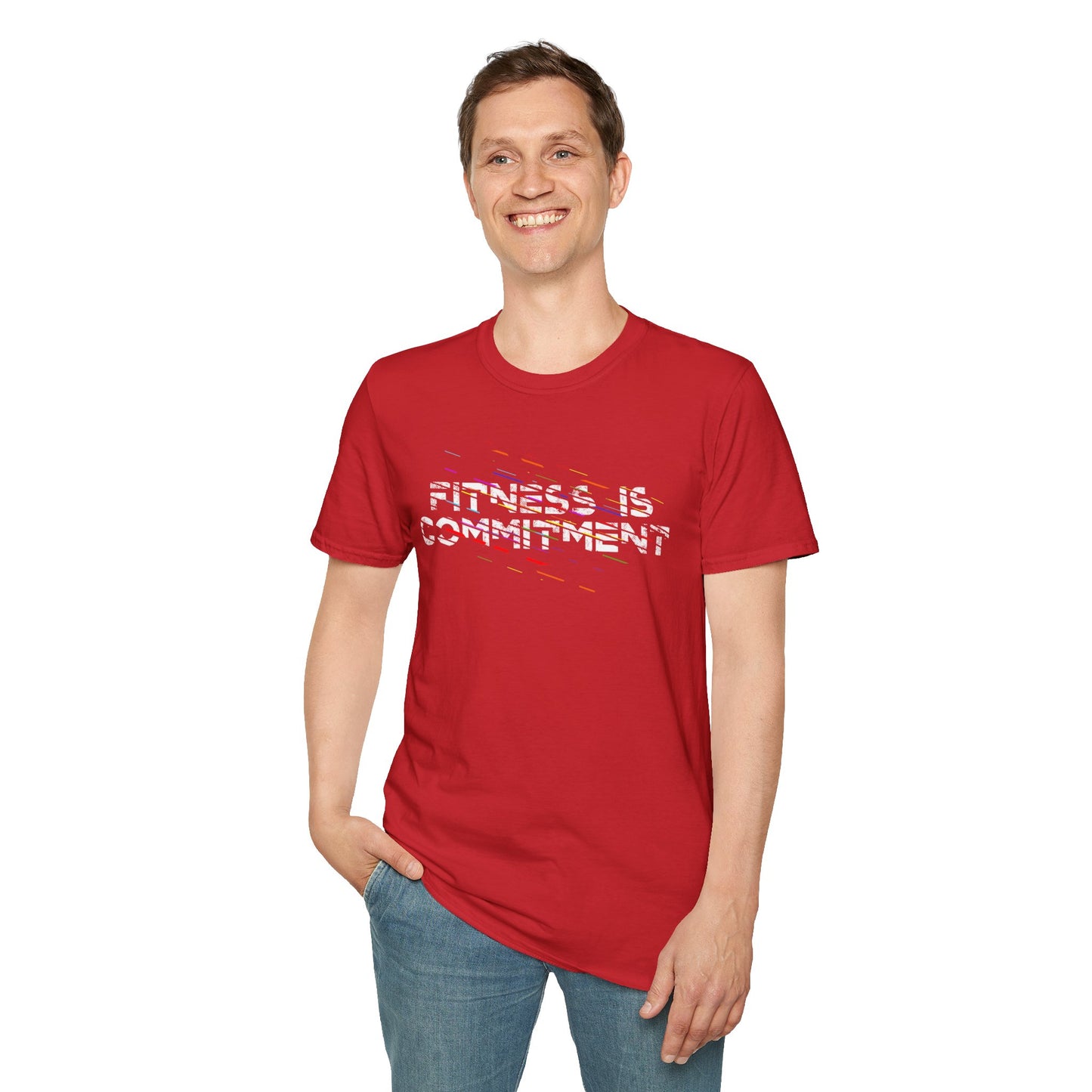 Unisex T-Shirt - FITNESS IS COMMITMENT