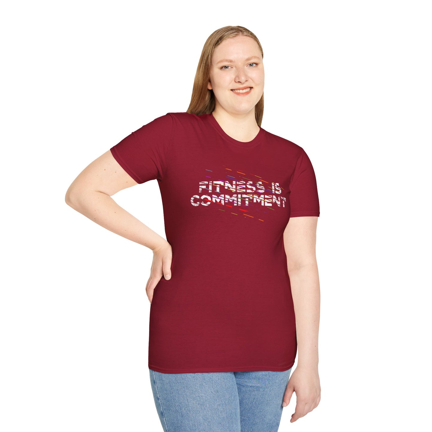 Unisex T-Shirt - FITNESS IS COMMITMENT