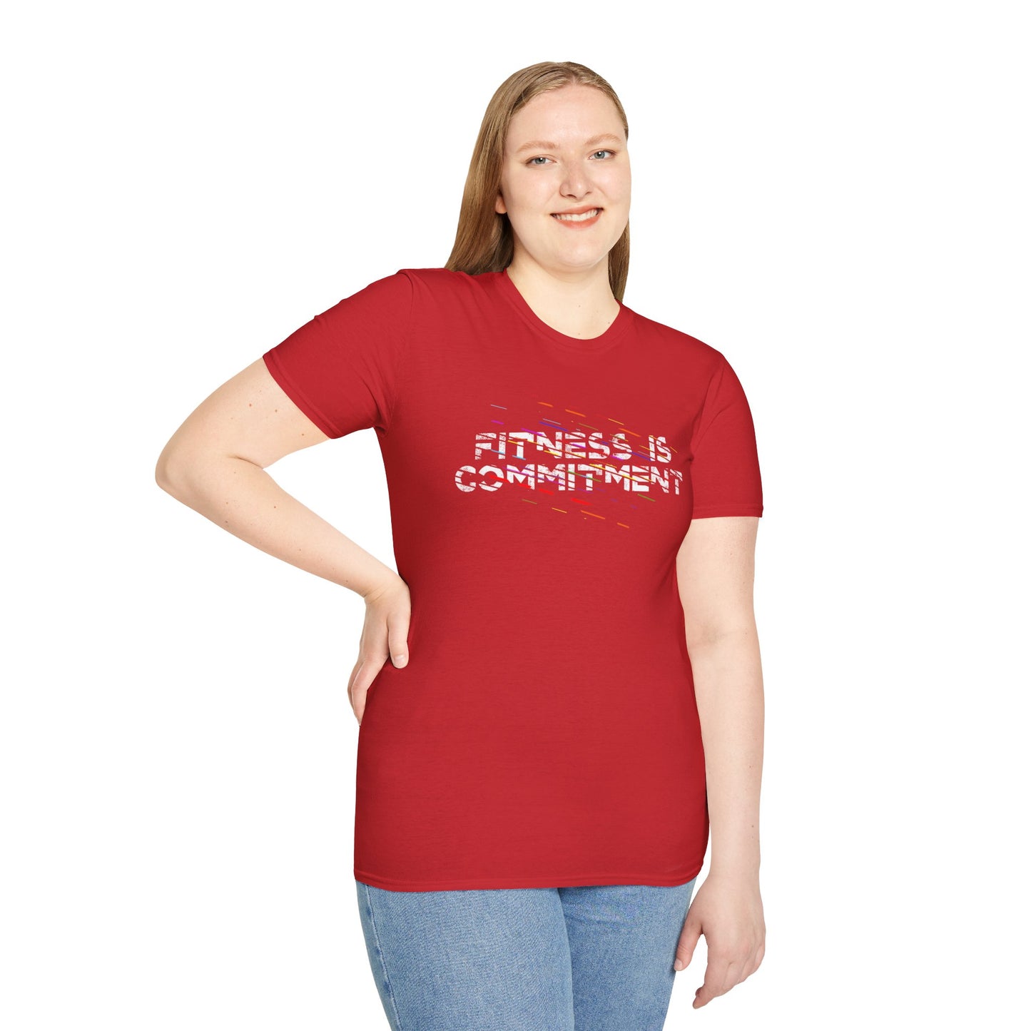 Unisex T-Shirt - FITNESS IS COMMITMENT