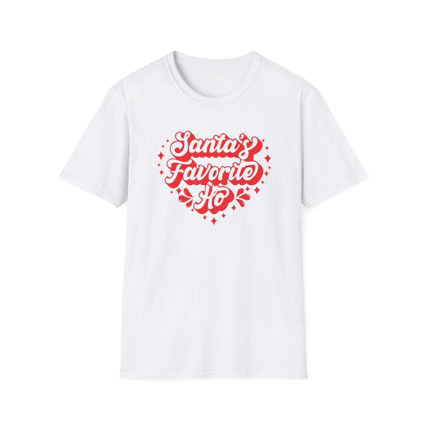 SANTA'S FAVORITE HO - Unisex Softstyle T-Shirt