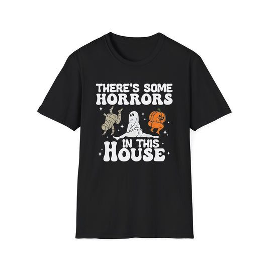 Unisex T-Shirt — THERE'S SOME HORRORS Halloween
