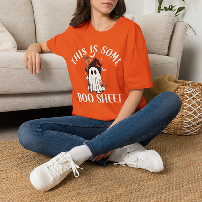 Unisex T-Shirt — "This Is Some Boo Sheet" Cute Halloween