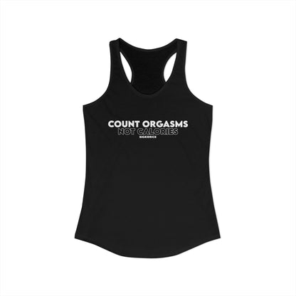 Women's Racerback Tank - COUNT ORGASMS (new)