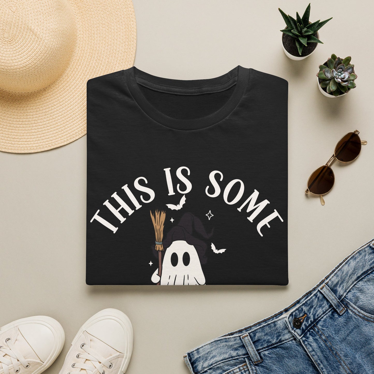 Unisex T-Shirt — "This Is Some Boo Sheet" Cute Halloween