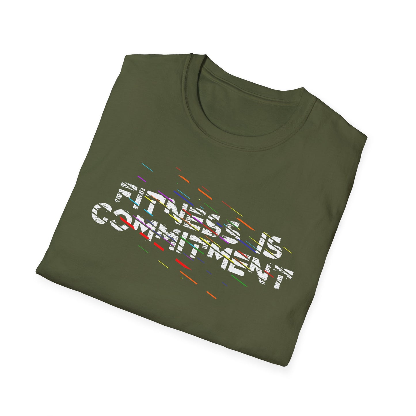 Unisex T-Shirt - FITNESS IS COMMITMENT