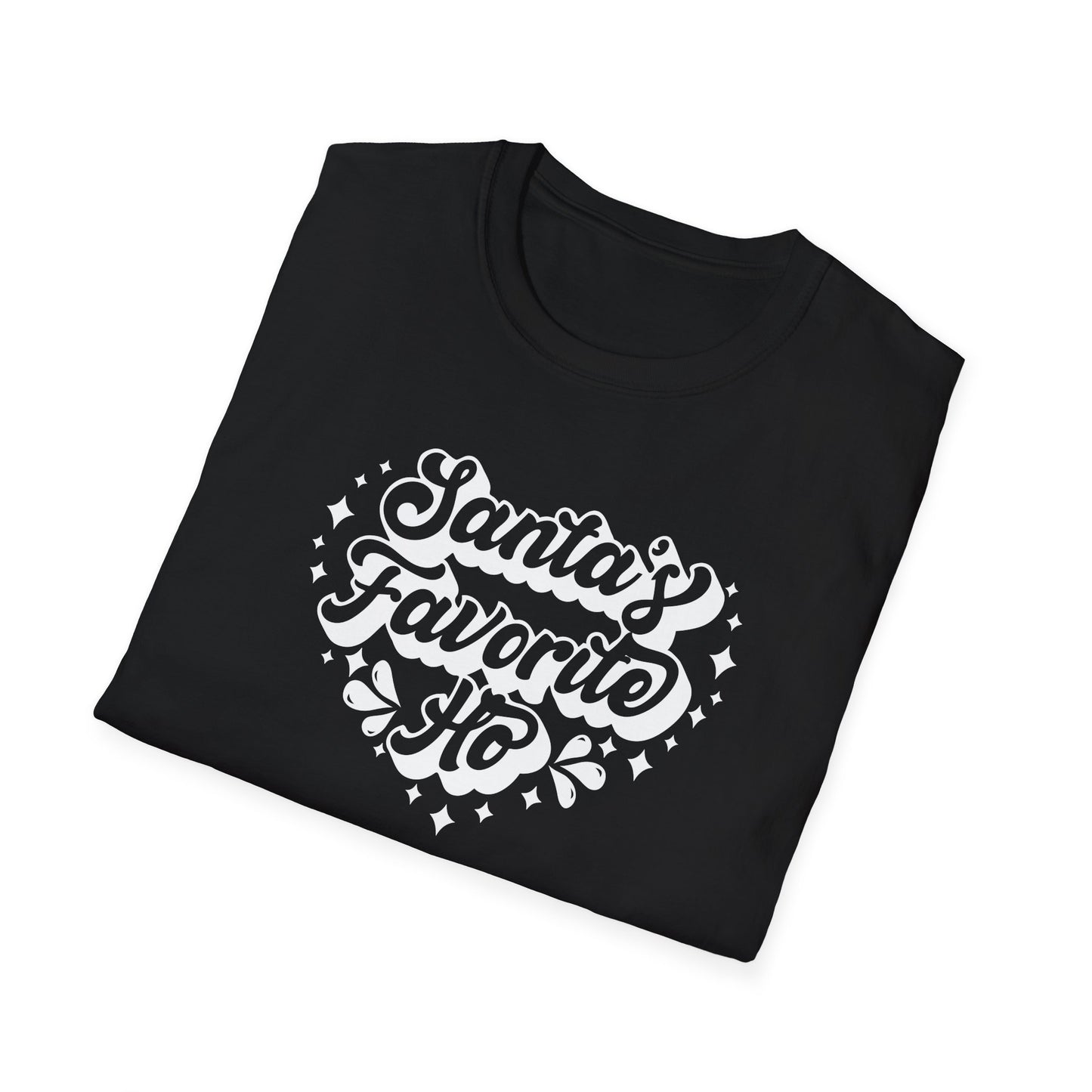 SANTA'S FAVORITE HO - Unisex Softstyle T-Shirt