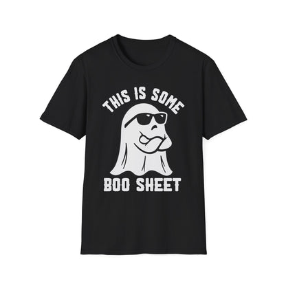 Unisex T-Shirt — "This Is Some Boo Sheet" Grumpy Halloween
