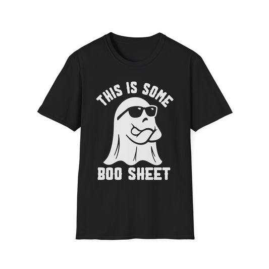 Unisex T-Shirt — "This Is Some Boo Sheet" Grumpy Halloween