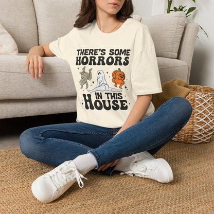 Unisex T-Shirt — THERE'S SOME HORRORS Halloween