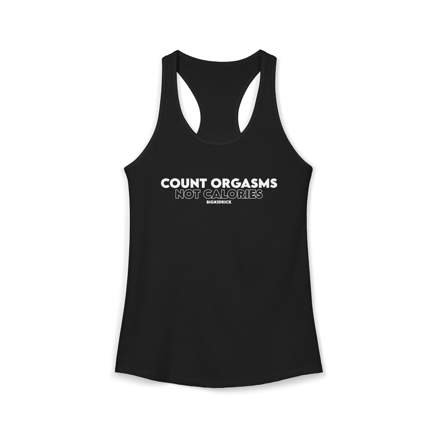Women's Racerback Tank - COUNT ORGASMS (new)