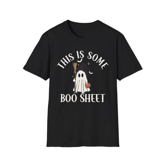 Unisex T-Shirt — "This Is Some Boo Sheet" Cute Halloween