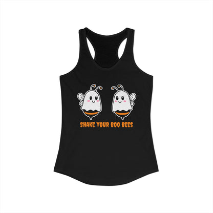 Women's Racerback Tank - SHAKE YOUR BOO BEES Halloween
