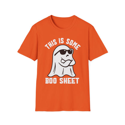 Unisex T-Shirt — "This Is Some Boo Sheet" Grumpy Halloween