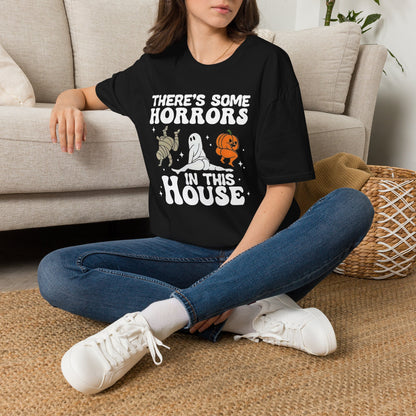 Unisex T-Shirt — THERE'S SOME HORRORS Halloween