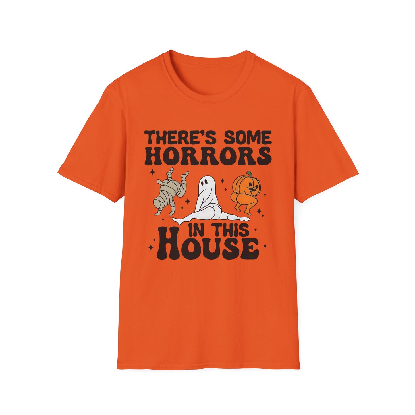 Unisex T-Shirt — THERE'S SOME HORRORS Halloween