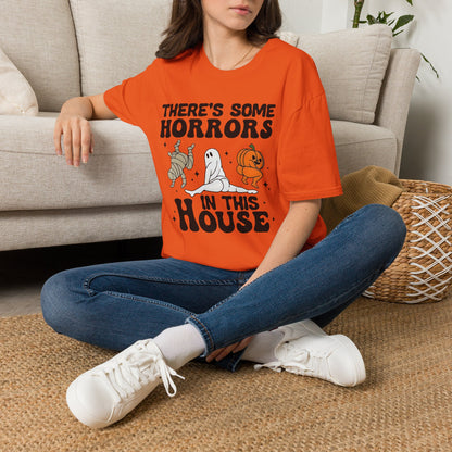 Unisex T-Shirt — THERE'S SOME HORRORS Halloween