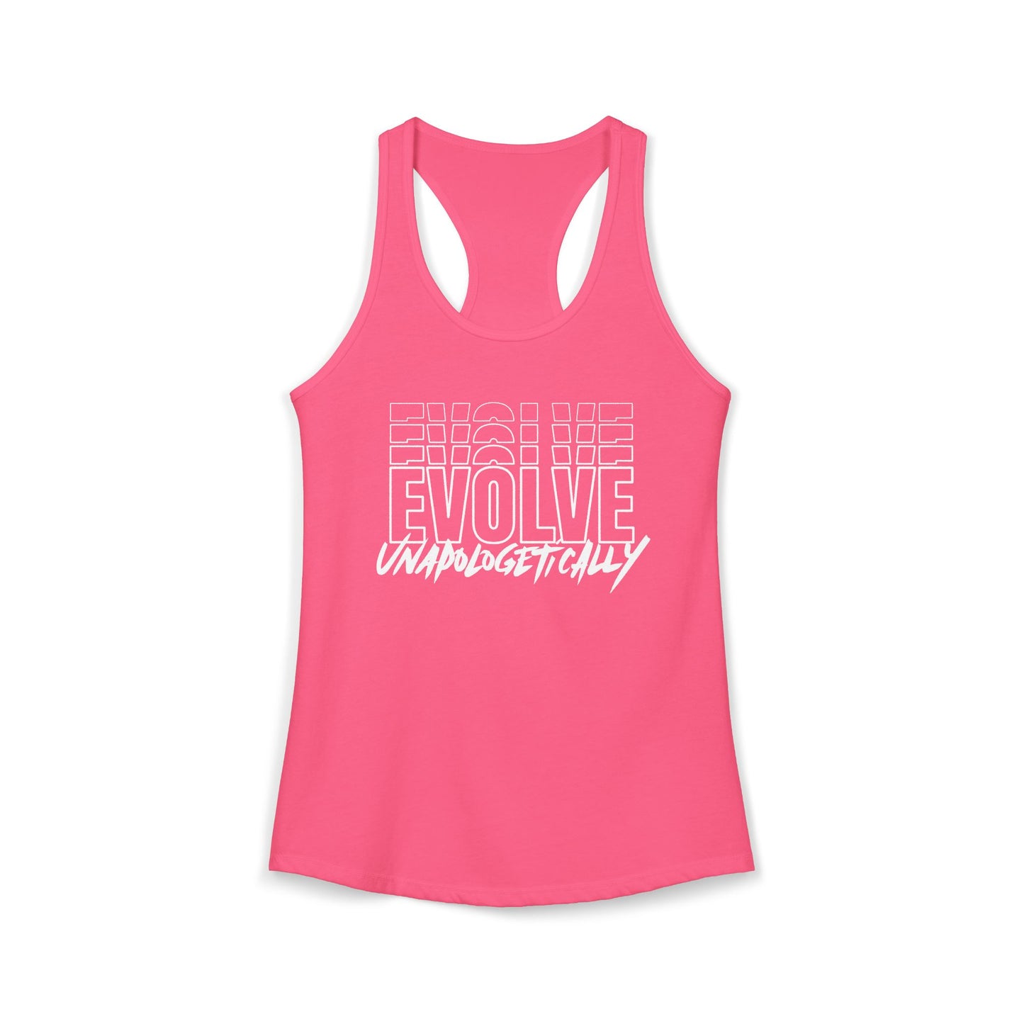 Women's Racerback Tank - EVOLVE UNAPOLOGETICALLY